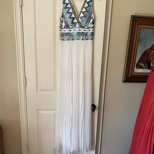 White sequin gown